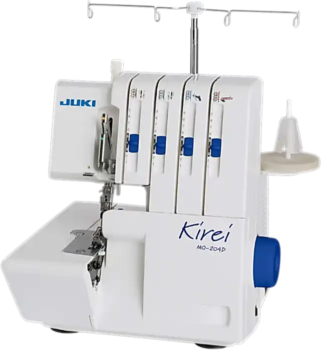 MO-204D - 2-nål, 2/3/4-trådig overlock. MO-204D är en uppfräschad version av MO-104D med en ny design, LED-belysning samt att en avfallsamlare och blindsömsfot ingår!
