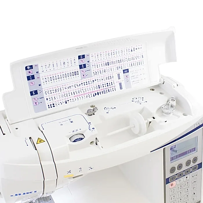 HZL-DX5 - 158 sömmar, box-feed matning, automatisk trådklipp, floatfunktion. En ateljémaskin med industriella funktioner.