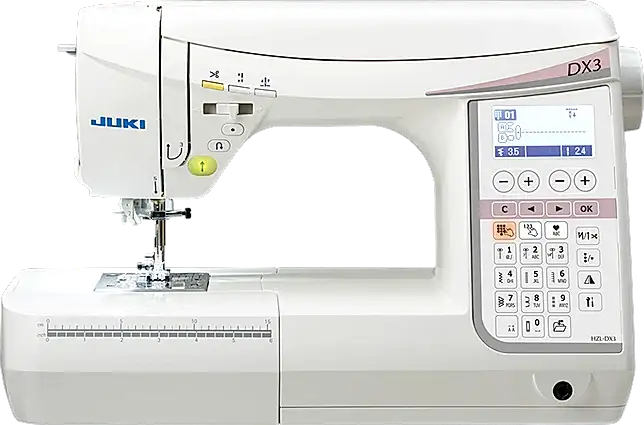 HZL-DX3 -157 sömmar, box-feed matning, automatisk trådklipp. En ateljémaskin med industriella funktioner.