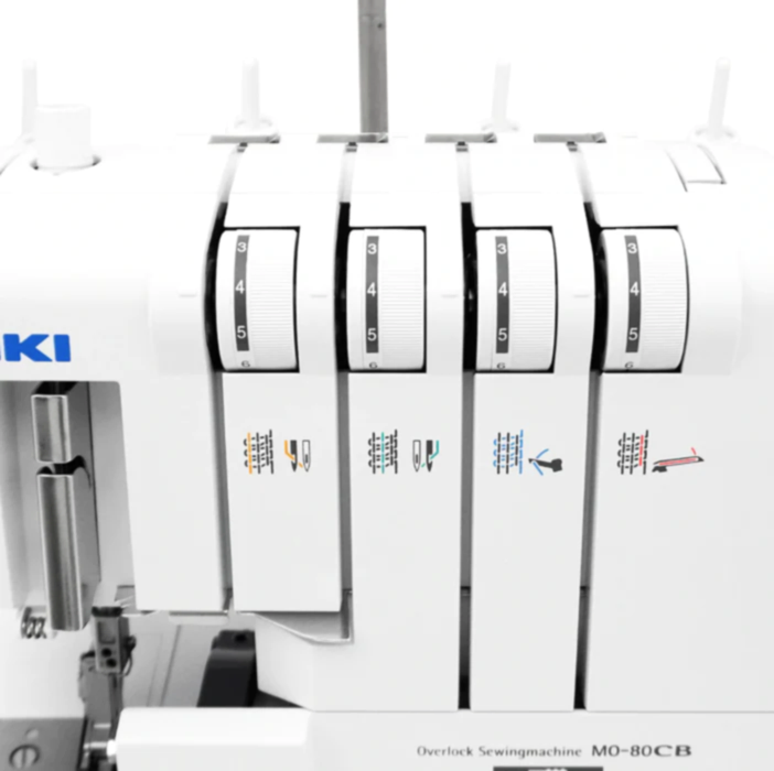 MO-80 - 2-nål, 2/3/4-trådig overlock med friarm och extra LED-belysning