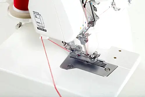 MCS-1800 KIREI - coverstitch med kedjesöm och fållvikare
