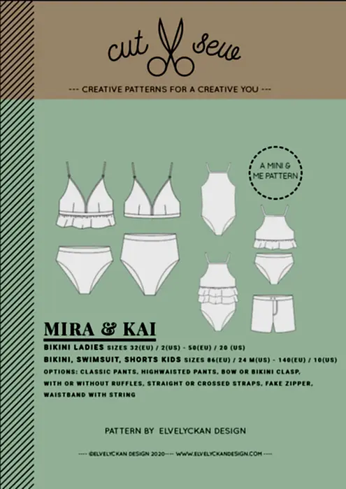 MIRA & KAI - MINI&ME BIKINI, BADDRÄKT & BADSHORTS