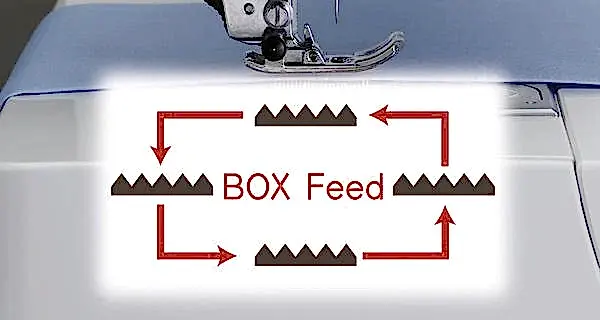 HZL-G120 - 180 sömmar med industriell box-feed matning OBS! TILLFÄLLIGT SLUT I LAGER, ÅTER I MITTEN PÅ JANUARI!