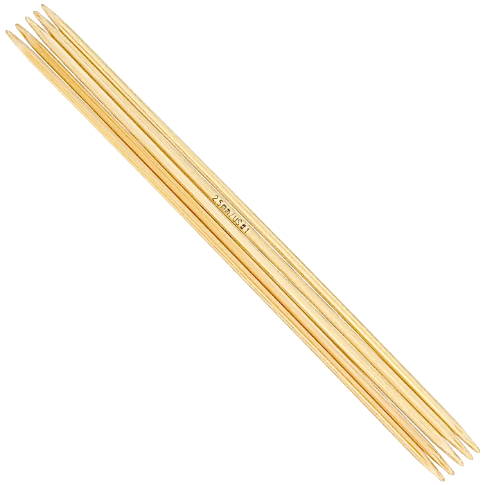 Sock needle set bamboo 20/10.0