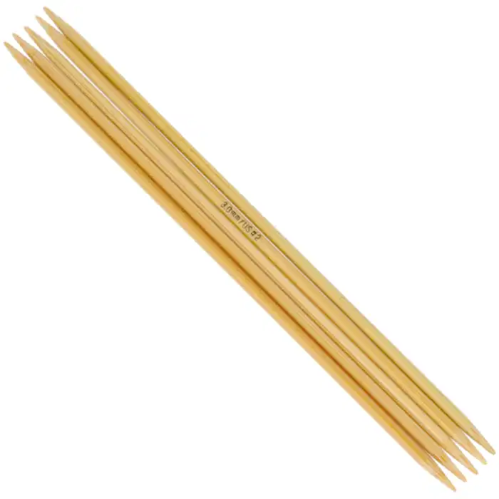 Sock needle set bamboo 20/10.0