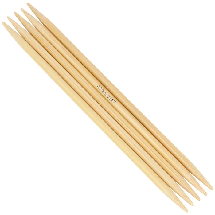 Sock needle set bamboo 20/10.0