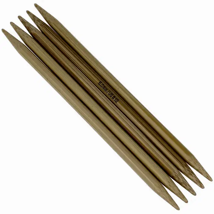 Sock needle set bamboo 20/10.0