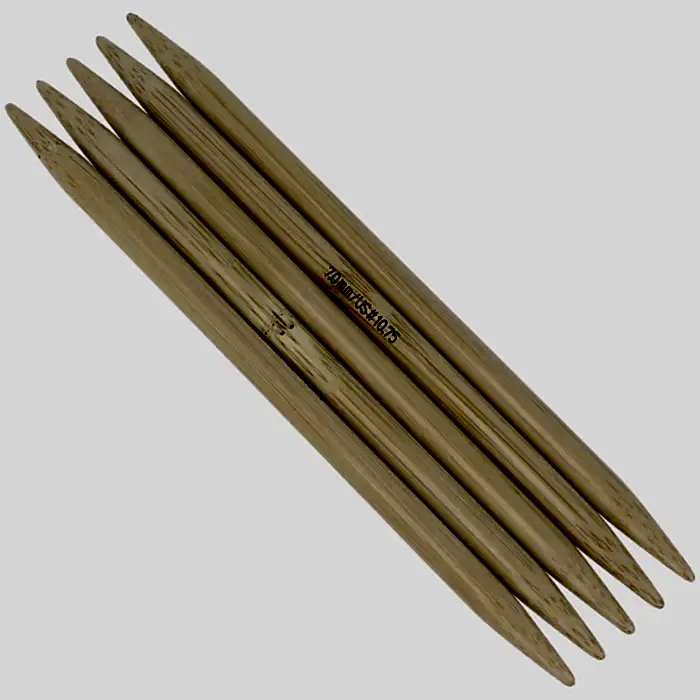 Sock needle set bamboo 20/10.0