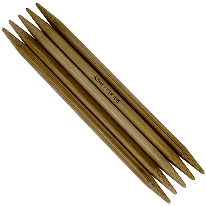 Sock needle set bamboo 20/10.0