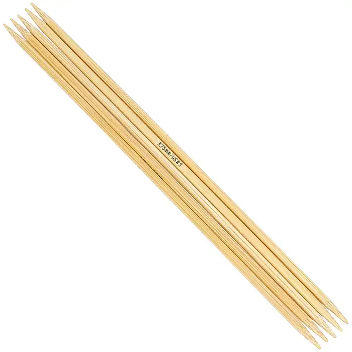 Sock needle set bamboo 20/10.0