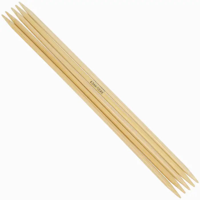Sock needle set bamboo 20/10.0