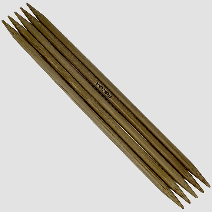Sock needle set bamboo 20/10.0