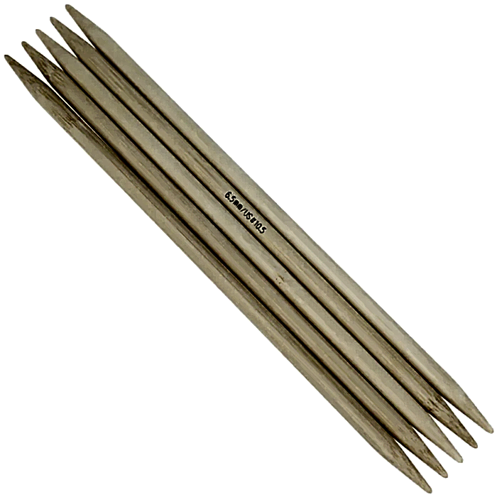 Sock needle set bamboo 20/10.0