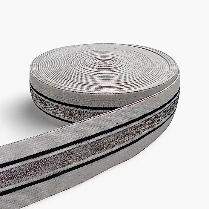 RESÅR 38MM - STRIPE WHITE/GLITTER