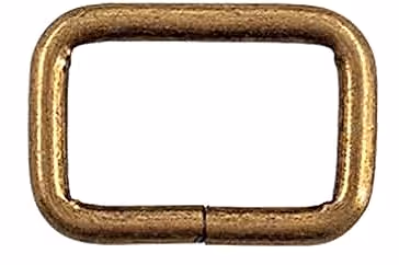 2 ST REKTANGELRING 25mm/1 in. ANTIQUE