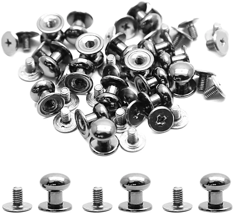 5 ST DEKORATIVA NITAR - KLOT GUNMETAL