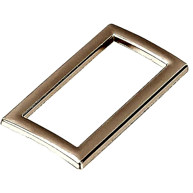 2 ST REKTANGELRING 25mm/1 in. SLIM - NEW GOLD