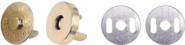 MAGNETKNAPP NEW GOLD
