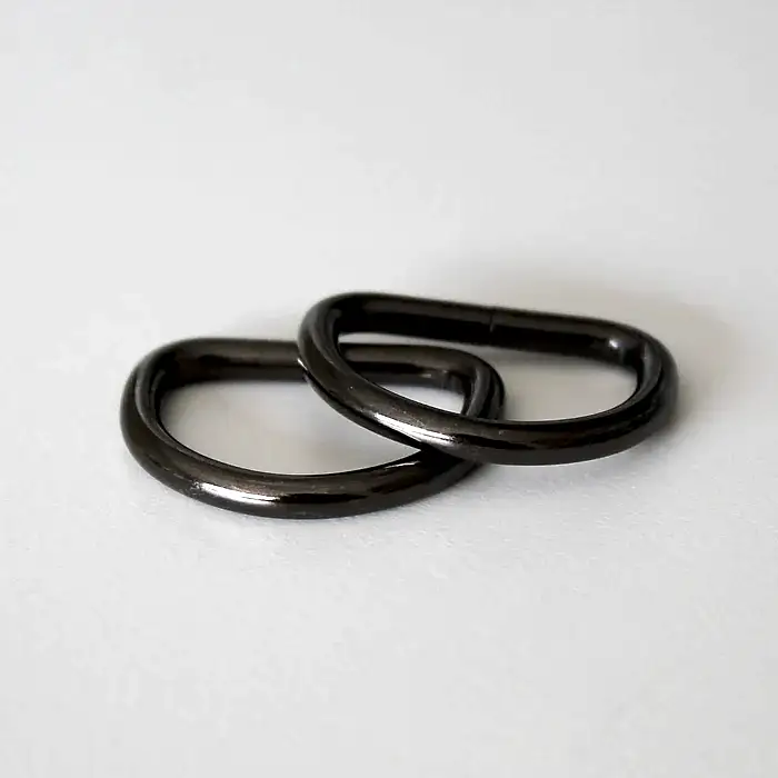 2 ST D-RING - 25 mm / 1 in GUNMETAL