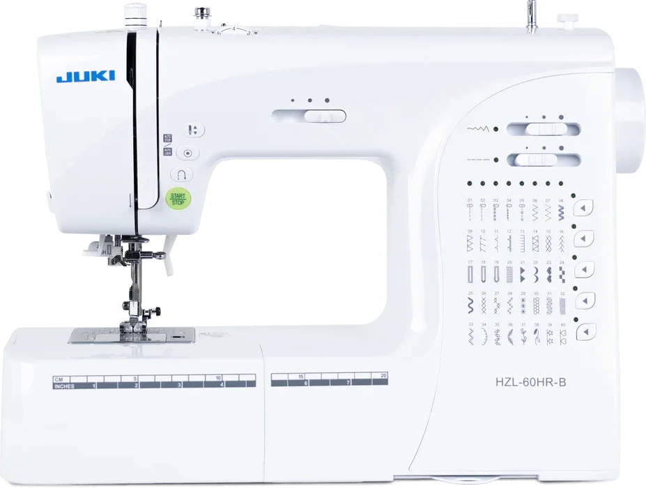 HZL-60HR - 40 sömmar, automatisk nålpåträdare, reglerbar sömnadshastighet. En användarvänlig arbetshäst som klarar av flera lager jeans till chiffong utan problem.