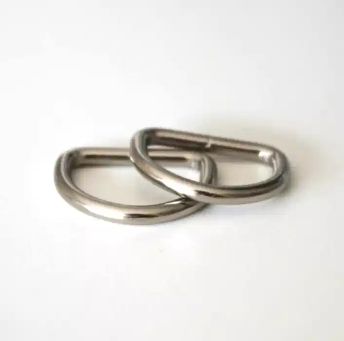 2 ST D-RING - 25 mm / 1 in NICKEL