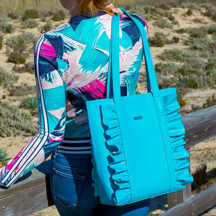 RIMINI RUFFLE TOTE