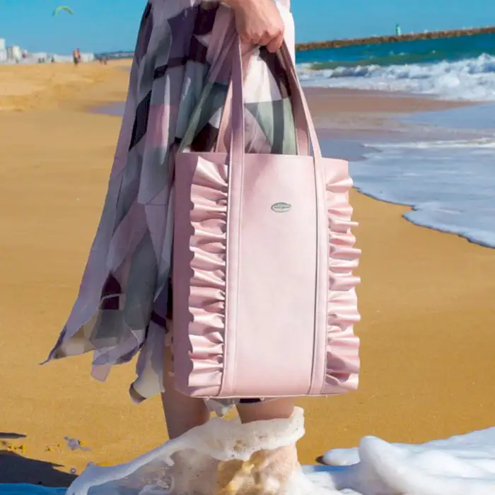 RIMINI RUFFLE TOTE