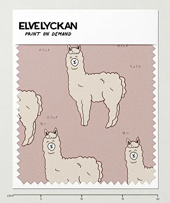 LLAMA - ROSE - PRINT ON DEMAND