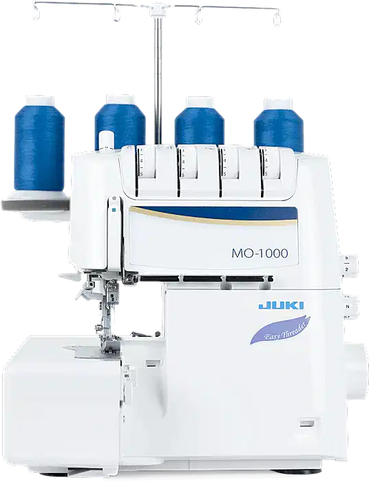 MO-1000 - Automatisk luftpåträdning, automatisk nålpåträdare och ljudreducering.