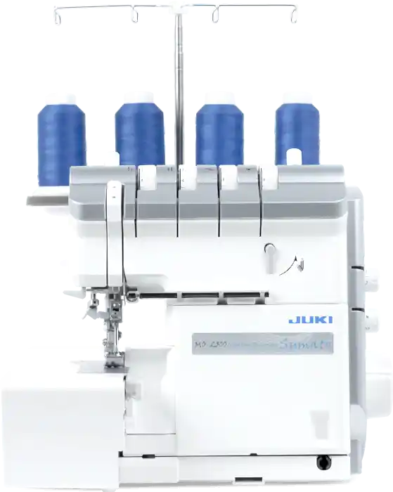JUKI MO-2500 - 2-nål, 2/3/4-trådig overlock. MO-214D är en uppfräschad version av MO-114D med en ny design, LED-belysning samt att en avfallsamlare och blindsömsfot ingår!