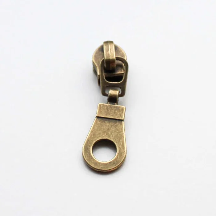 #5 SMALL ZIPPER - ANTIQUE