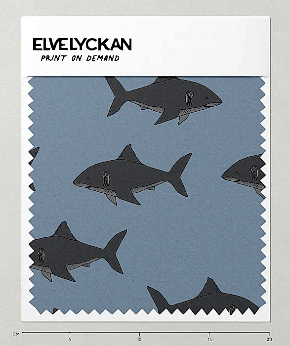 SHARKS - LIGHT BLUE - PRINT ON DEMAND