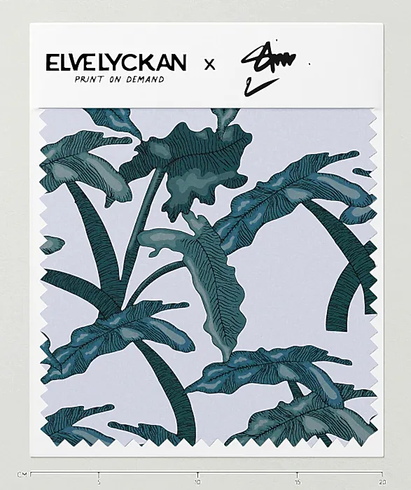MONSTERA - BLUE - PRINT ON DEMAND