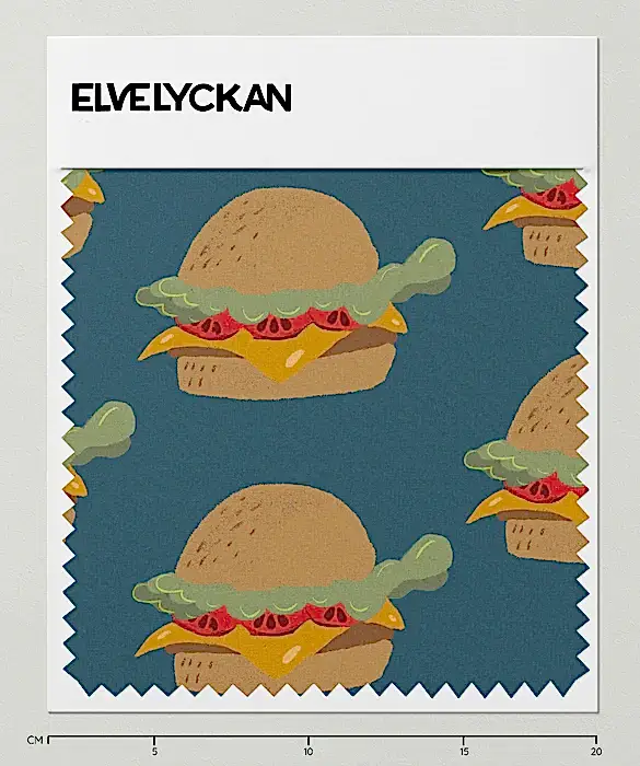 HAMBURGER - STEEL (72) - TRIKÅ - DIGITALTRYCKT