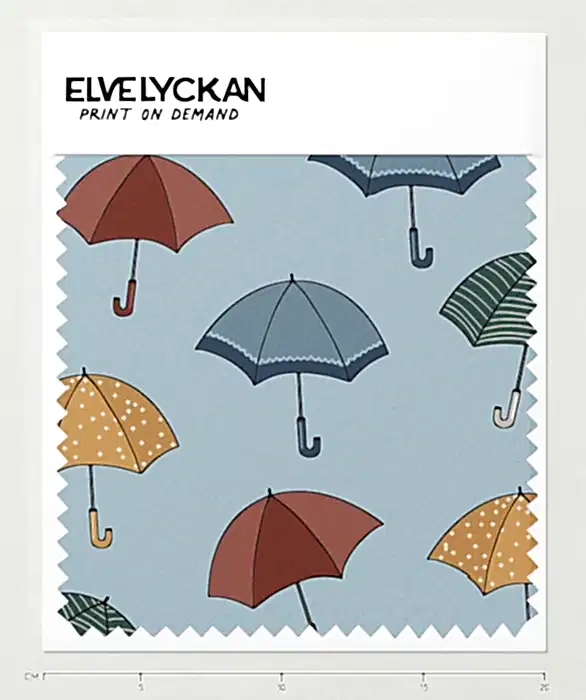UMBRELLAS - SKY BLUE - PRINT ON DEMAND