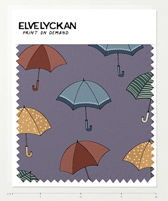 UMBRELLAS - PURPLE - PRINT ON DEMAND