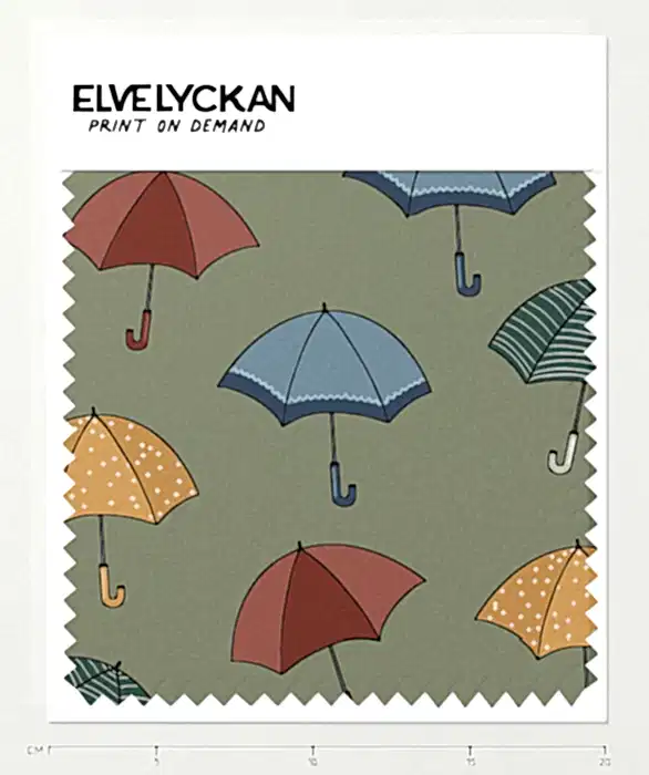 UMBRELLAS - GREEN - PRINT ON DEMAND
