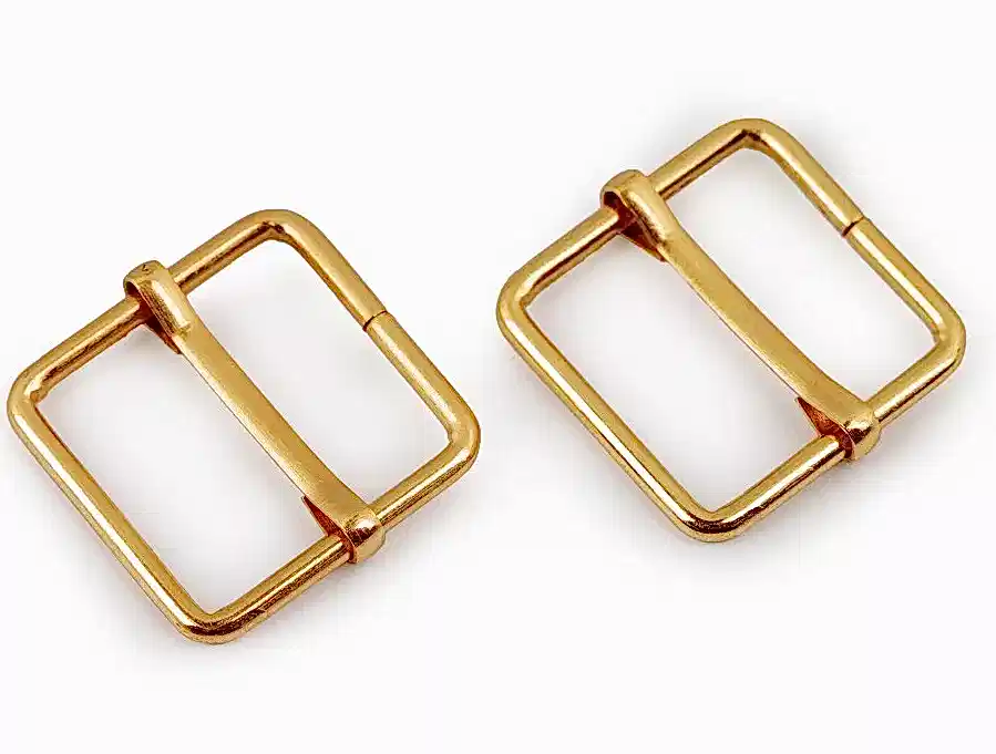2 ST JUSTERSPÄNNE, 25mm/1 in. NEW GOLD