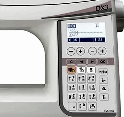 HZL-DX3 -157 sömmar, box-feed matning, automatisk trådklipp. En ateljémaskin med industriella funktioner.
