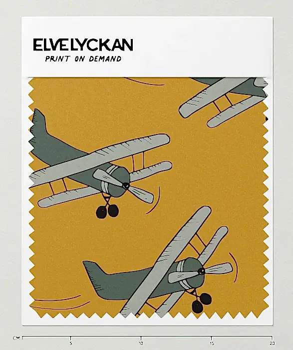 AIRPLANES - GOLD - PRINT ON DEMAND