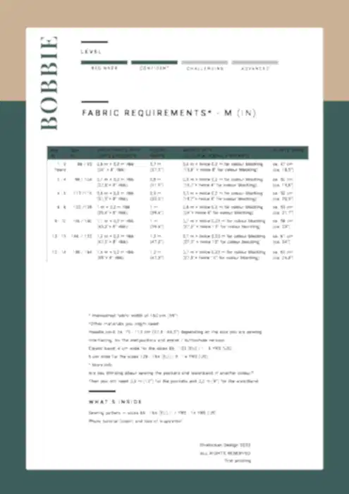BOBBIE - PDF (EN/SE)