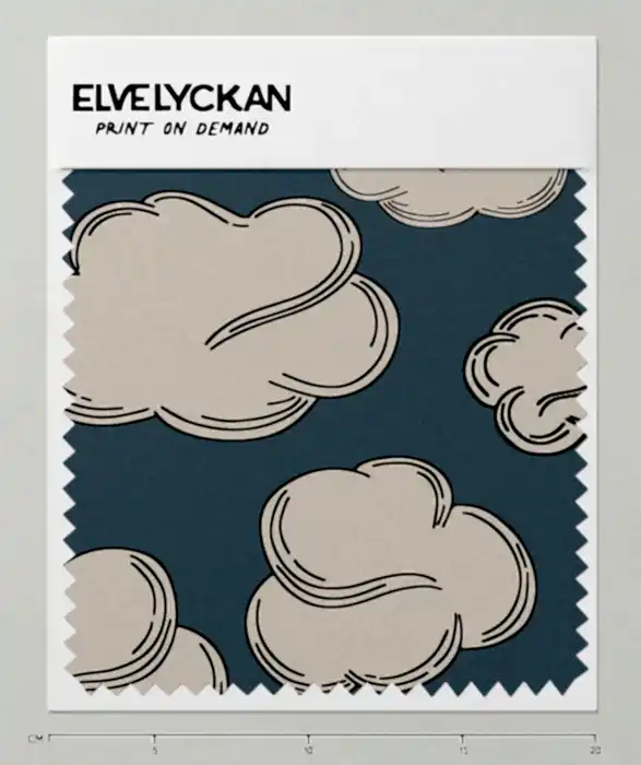 CLOUDS - BLUE - PRINT ON DEMAND
