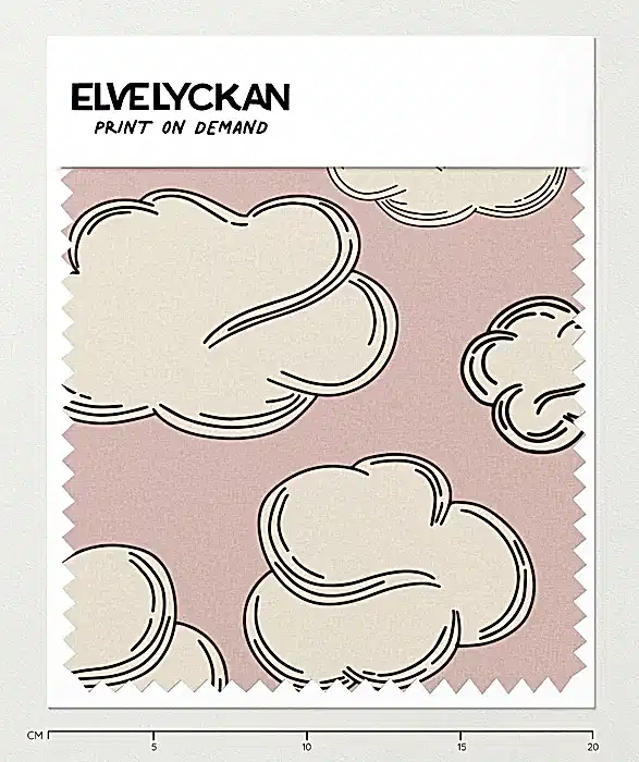 CLOUDS - ROSE - PRINT ON DEMAND