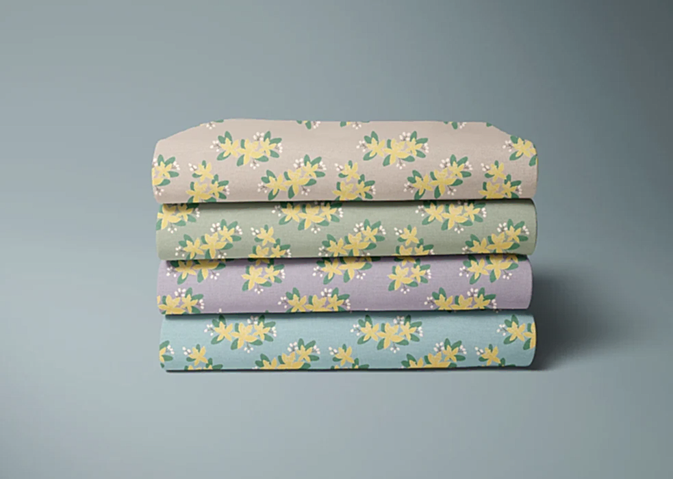 DAFFODIL - MINTY -  PRINT ON DEMAND