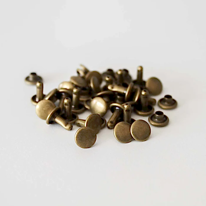 20 ST DUBBELNITAR 8x8 MM ANTIQUE