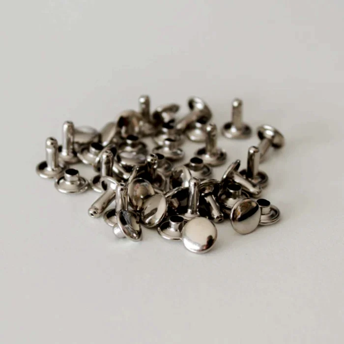 20 ST DUBBELNITAR 8x8 MM NICKEL