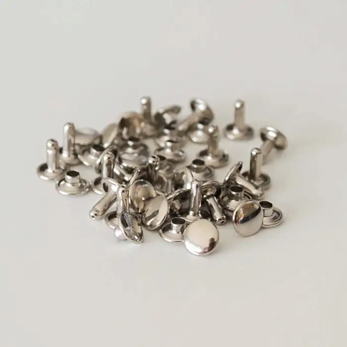 100 ST DUBBELNITAR 8x8 MM NICKEL