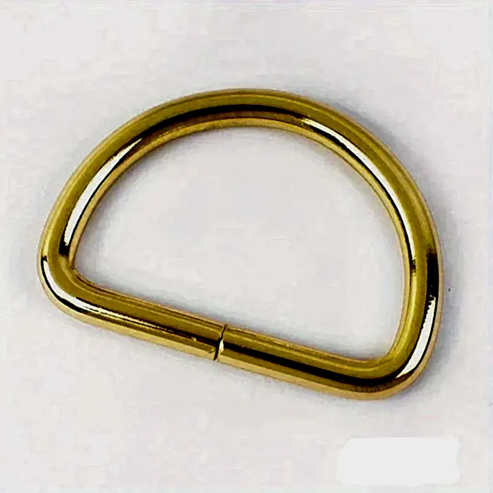 2 ST D-RING - 25 mm / 1 in DARK GOLD
