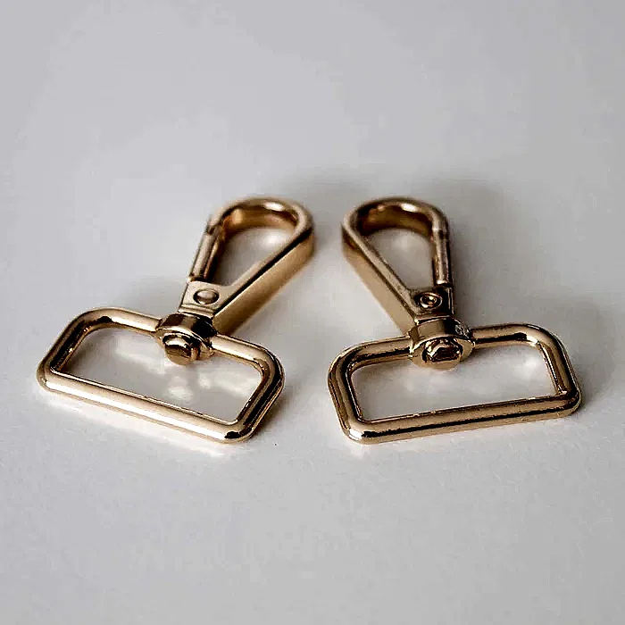 2 ST KARBINHAKE 25 mm/1 in. NEW GOLD