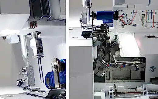 MO-80 - 2-nål, 2/3/4-trådig overlock med friarm och extra LED-belysning